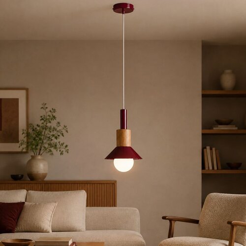Opviq luster Elwood 20802-B, 1 × E27, bordo Cene