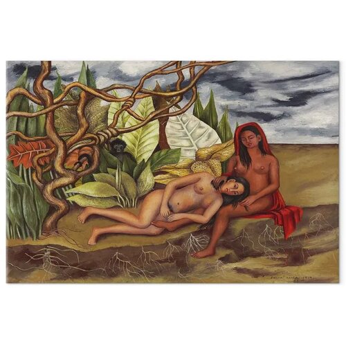  Slika - Frida Kahlo &amp;ndash; Two Nudes in a Forest (The Earth Itself) 90x60 Premium Print Slike