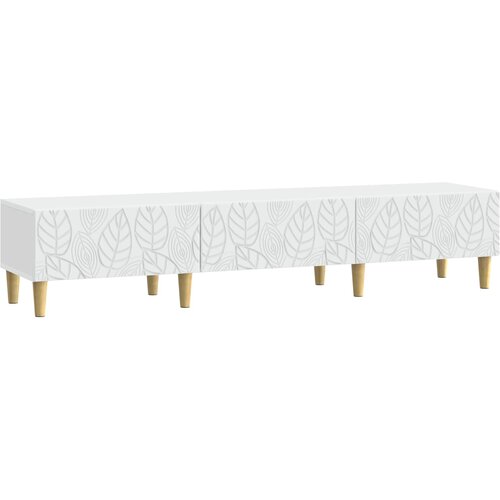 TV ormar 147 x 34,5 x 30 cm Bijela Konstruirano drvo Slike