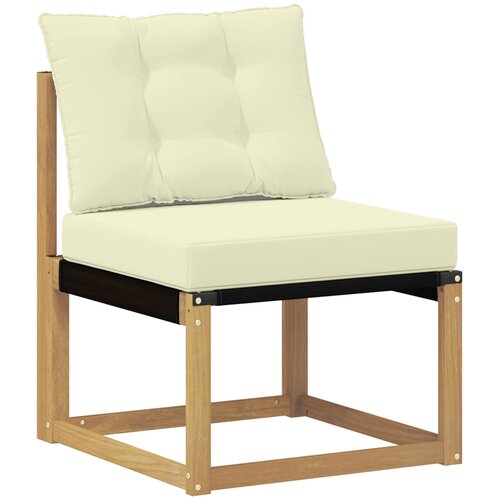  Set vanjskih sofa 6 kom. Bijela i krem Smeđa 59 x 59 x 37 cm Slike