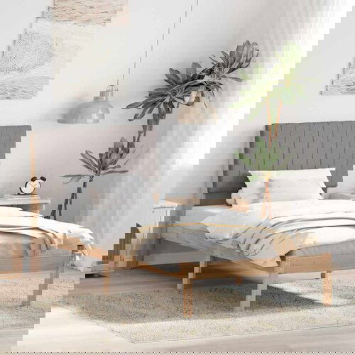 vidaXL Krevetna konstrukcija Smeđa 90 x 200 cm Čvrsto borovo drvo Cene