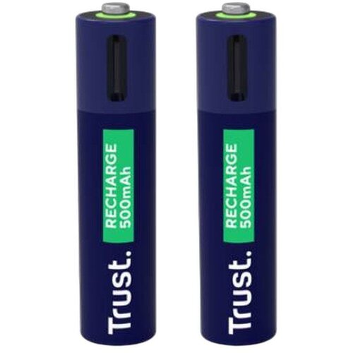 Trust Punjiva baterija Rechargeable AAA USB-C 500 mAh Blue Cene