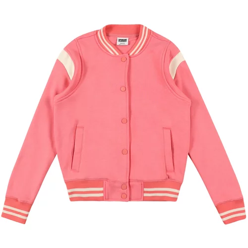 Urban Classics Kids Prehodna jakna rosé / bela