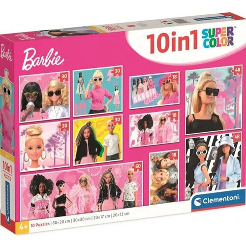 Clementoni Barbie 10 u 1 puzzle set - Cene