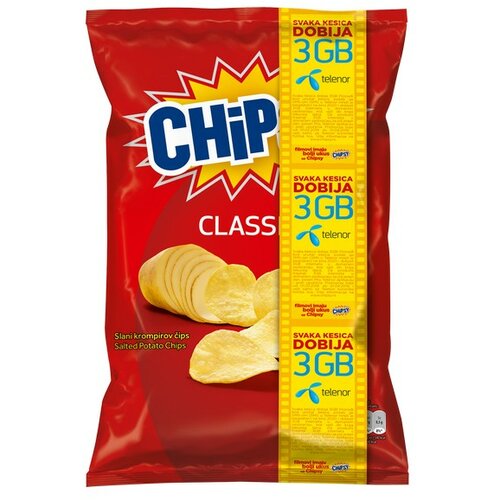 Marbo chipsy čips classic, 150g Cene