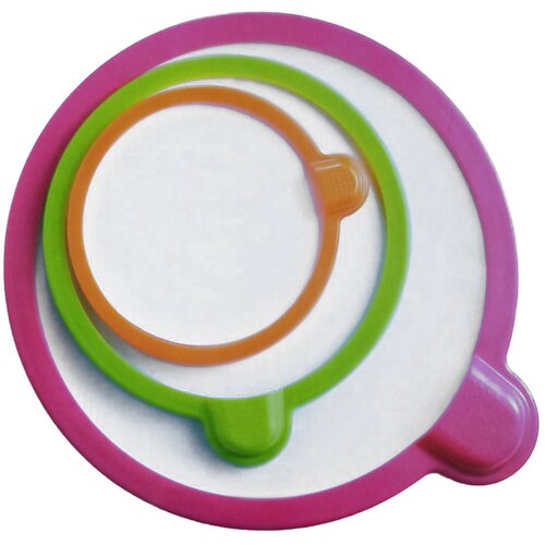 Brandani Set pokrov magic / 3 kos / 12,5, 17, 23,5cm / pvc, silikon, (21318233) Cene