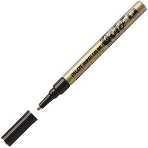 Marker permanentni 1mm okrugli vrh super color pilot sc-g-f zlatni Cijene