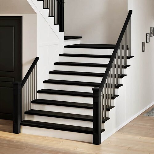 vidaXL Podloge za stopnice 4 kosi rjave 110x25x2 cm trdna hrastovina Cene