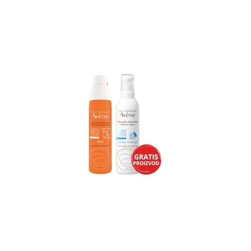 Avene SUN Sprej za zaštitu od sunca SPF50 + Losion nakon sunčanja GRATIS Cijene