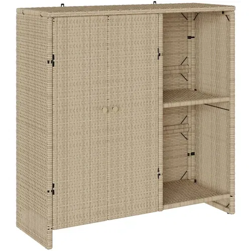 vidaXL Kabinet za shranjevanje Bež 100x36x102 cm Ratan, (22012148) vidaXL Kabinet za shranjevanje Bež 100x36x102 cm Ratan, (22012148)