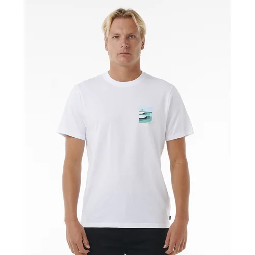 Rip Curl SURF REVIVAL LINED UP TEE White T-shirt