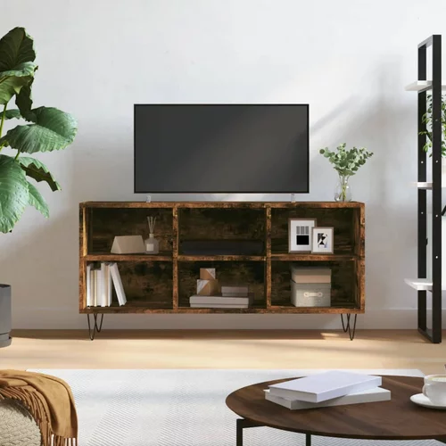 vidaXL TV ormarić boja hrasta 103 5 x 30 x 50 cm konstruirano drvo