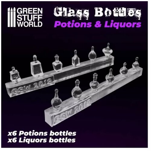 Green Stuff World potions - liquors plastick set Slike