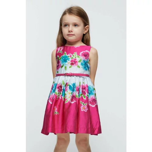Mayoral Dječja haljina boja: ružičasta, mini, širi se prema dolje