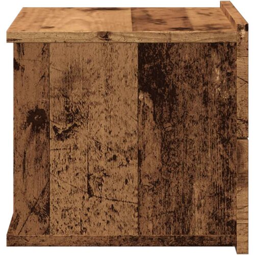  Zidni noćni ormarići 2 kom Staro drvo 40x32x30 cm Slike