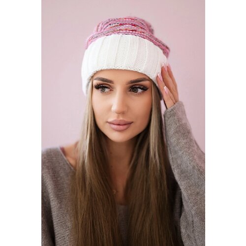 Kesi Women's cap Feba K330 white+powder pink Cene