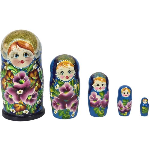  Originalna ruska matrjo&amp;scaron;ka 18 cm, set od 5 kom Slike
