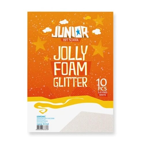 Junior jolly glitter foam eva pena sa šljokicama a4 10k - odaberite nijansu bela ( 134110 ) Cene