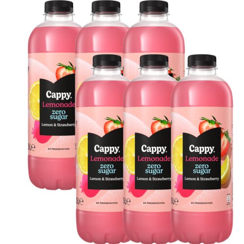 Cappy Lemonade Zero Pink 1,25l / 6 pack XXL Cene