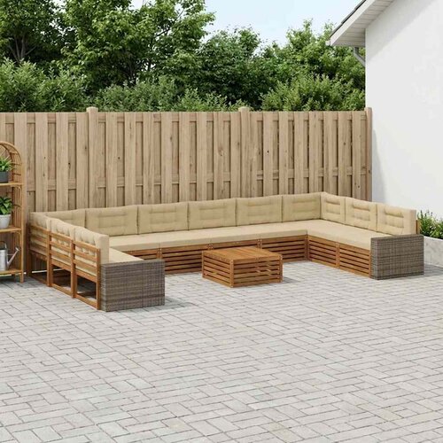  Setovi sofa 11 kom. Čvrsto drvo akacije Cijene