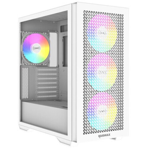 Raidmax Kući&scaron;te Meshiah X605 Full Tower 4x ARGB fan X605TWF WT Cene