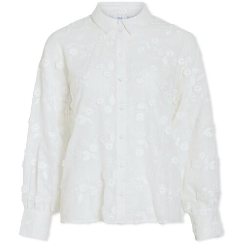 Vila Topi & Bluze Shirt Simone - Snow White Bela Cene