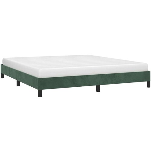 VidaXL okvir za krevet tamnozeleni 180x200 cm bar&amp;scaron;unasti Slike