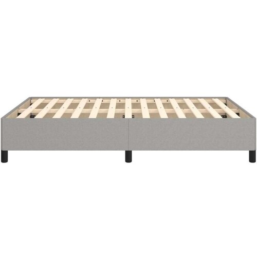 VidaXL okvir za krevet svjetlosivi 140 x 190 cm od tkanine Slike