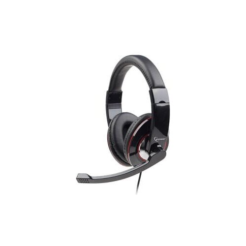 Gembird Slu&amp;scaron;alice sa mikrofonom GEMBIRD MHS-001 glossy black Slike