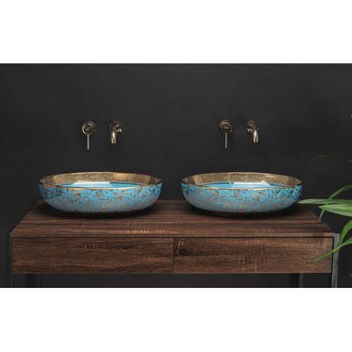 Rea Umivaonik Margot Gold/Blue Slike