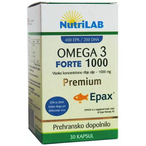  Nutrilab Omega 3 Forte 1000, kapsule
