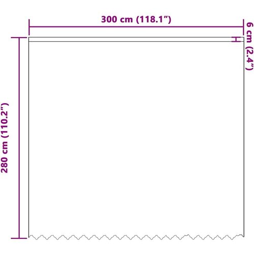  Zavjese sa zavjesama Bijelo 300 x 280 cm Poliester Slike