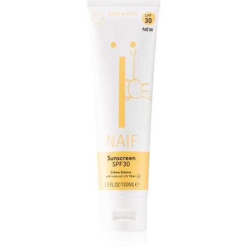 Naïf® Baby & Kids Sunscreen SPF 30 krema za otroke za sončenje SPF 30 100 ml Cene