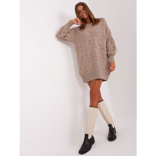 Wool Fashion Italia Sweater-AT-SW-2367.76P-dark beige Cijene