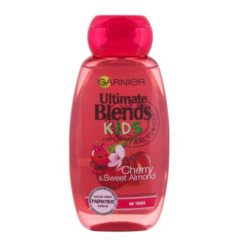 Garnier Ultimate Blends Kids Cherry 2in1 &amp;scaron;ampon vse vrste las za otroke Slike