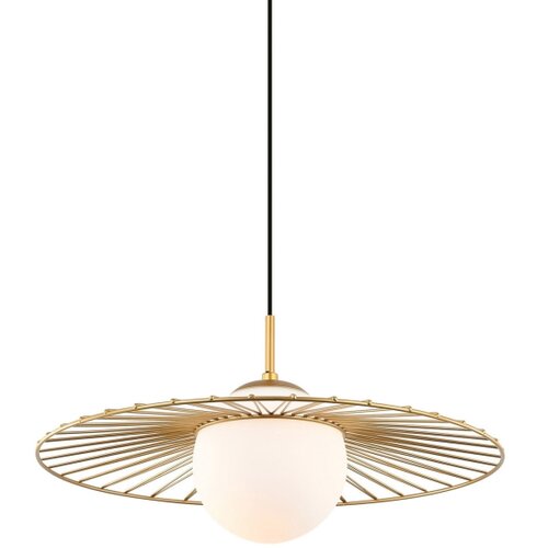  ITALUX MDM-4003/1 GD - Luster na sajli SALLY 1xE27/40W/230V zlatna Slike