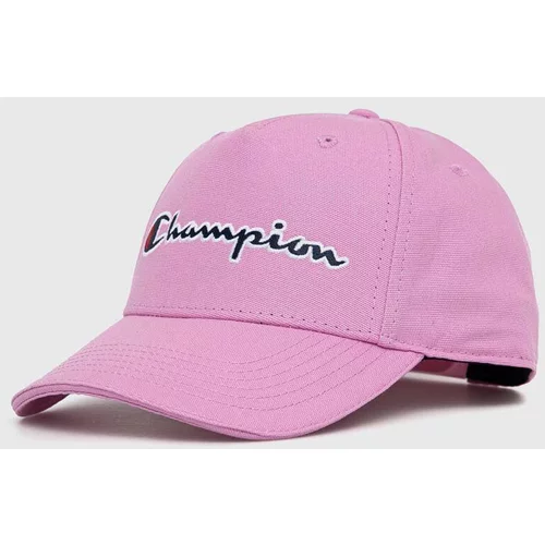 Champion Bombažna bejzbolska kapa vijolična barva