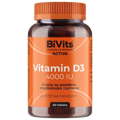 ABELA BiVits ACTIVA Vitamin D3 4000 IU, 60 tableta Cene