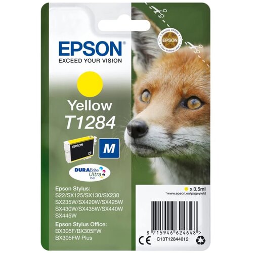 Epson Kartu&amp;scaron;a z rumenim črnilom T1284, (22112432) Slike