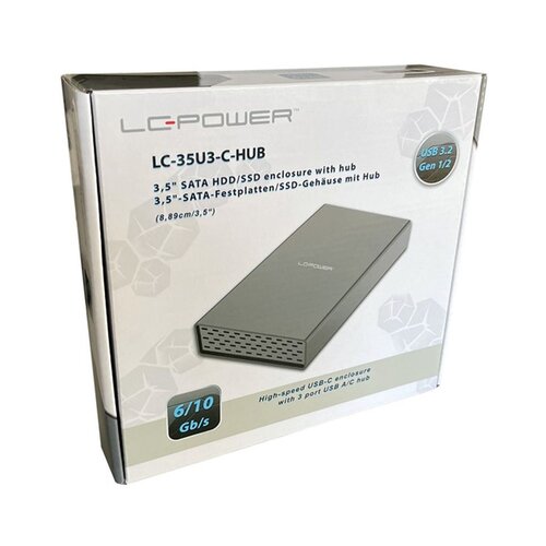 LC-Power eksetrno kući&amp;scaron;te za HDD LC-35U3-C-HUB Slike