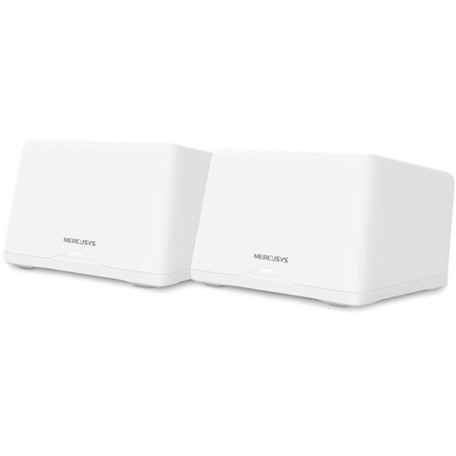 Mercusys Halo H47BE (2-Pack) BE9300 Whole Home Mesh Wi-Fi 7 System, 688 Mbps at 2.4 GHz + 2880 Mbps at 5 GHz + 5760 Mbps at 6 GHz, Internal Antennas, 3x 2.5 Gbps Port (WAN/LAN auto-sensing), Cijene