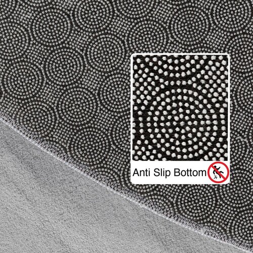 Ayyildiz Carpets Svijetlo sivi periv okrugao tepih &amp;oslash; 200 cm Sky &amp;ndash; Slike