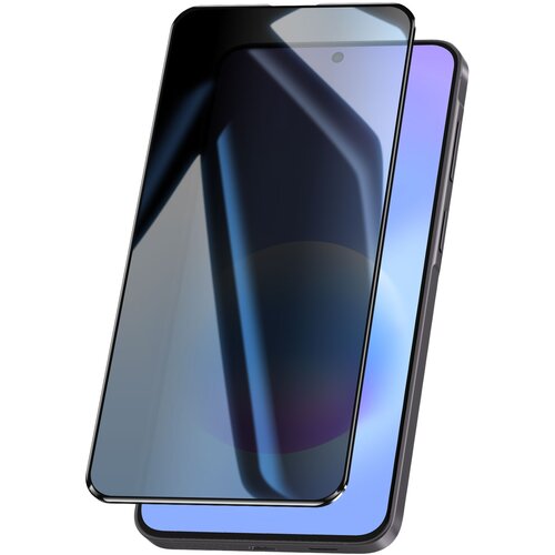AVIZAR Za&scaron;čita zaslona proti vohunjenju za Galaxy A57 kaljeno steklo 9H, Prozorna črna, (5000276396) Cene