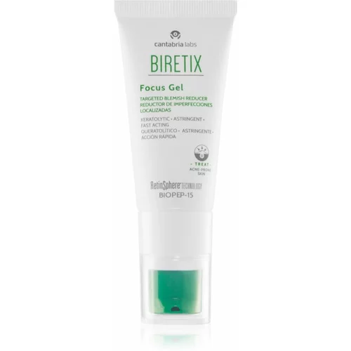 Biretix Treat Focus Gel hidratantni i umirujući gel za masno lice sklono aknama 15 ml