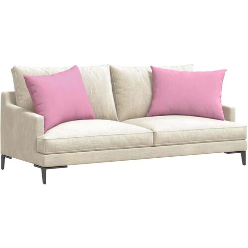VidaXL jastučići za sofu 2 pcs ružičasta 70 x 50 cm tkanina Slike