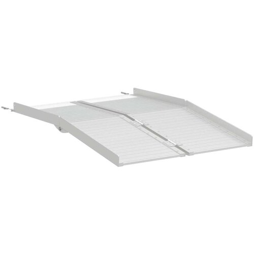  Ramp za invalidska kolica Srebrno 122 x 73 5 x 11 cm Aluminij Slike