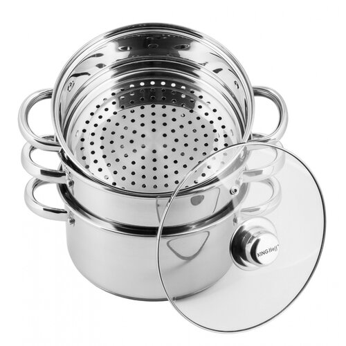 Shumee KH3328 SET ŠERPI 4/1 ZA KUVANJE NA PARI 4L 22CM Cene