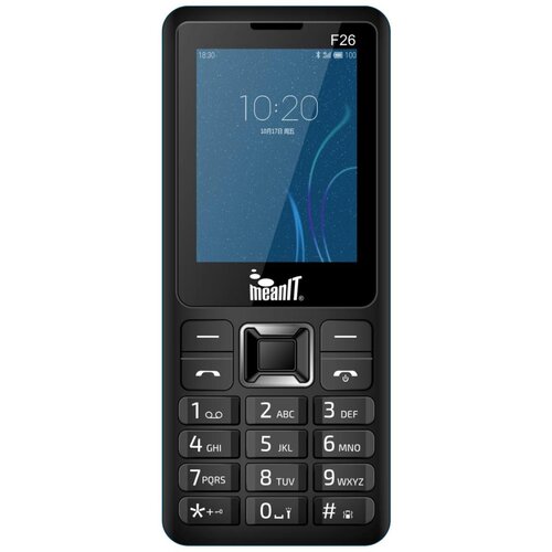 Mean IT Mobilni telefon , 2.4&amp;rdquo;&amp;rdquo; zaslon, Dual SIM, BT, FM radio, crna &amp;ndash; F26 Black Slike