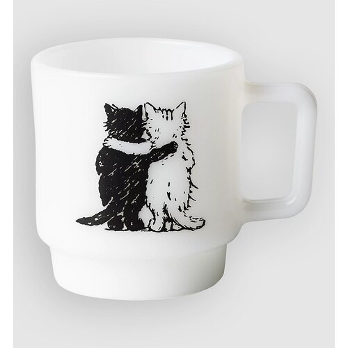 Carhartt WIP Hugging Cats Glass Mug white Slike