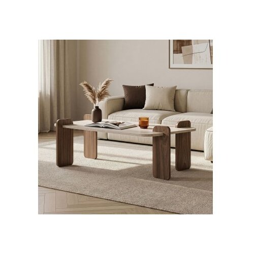 Hanah home Bež stolić za kavu 60x120 cm Renard – Cene